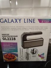 Миксер ручной, Galaxy Line, GL 2228, 700 Вт, 5 скоростей, турбо режим, 2 насадки - фото 9 от пользователя