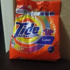 Стиральный порошок Tide, 1.5 кг, автомат, для цветного белья, Color - фото 5 от пользователя