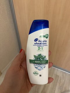 Шампунь Head &amp; Shoulders, 2в1 Ментол, против перхоти, 200 мл - фото 1 от пользователя