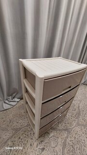 Комод 4 ящика, Колорит, 56х39х81 см, бежевый, широкий, М8759, Альтернатива - фото 4 от пользователя