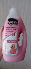 Кондиционер для белья Qualita, 1 л, для детских вещей, Pure Sensitive - фото 1 от пользователя