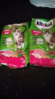 Корм для животных Kitekat, 800 г, для взрослых кошек, сухой, мясной пир, пакет, 10132140 - фото 5 от пользователя