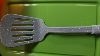 Лопатка нейлон, с прорезями, серая, Daniks, Эконом, Y4-8713 - фото 2 от пользователя