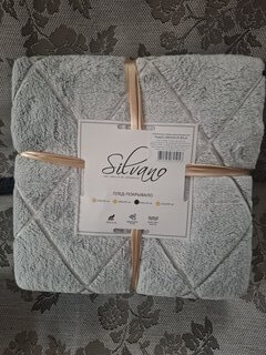 Плед евро, 200х220 см, велсофт жаккард, 100% полиэстер, Silvano, Valeria, серый, 200/435-VLR/LA - фото 3 от пользователя
