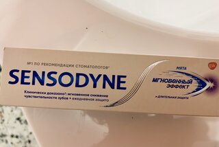 Зубная паста Sensodyne, Мгновенный эффект длительная защита, 75 мл - фото 8 от пользователя