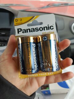 Батарейка Panasonic, D (LR20), Alkaline Power, щелочная, 1.5 В, блистер, 2 шт, 5875 - фото 4 от пользователя