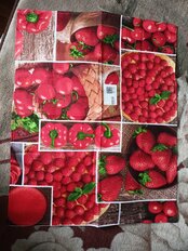 Полотенце кухонное вафельное, 45х60 см, 100% хлопок, хлопок, Сочное ассорти, красное, Россия, ТХбК30216-1/150 - фото 1 от пользователя