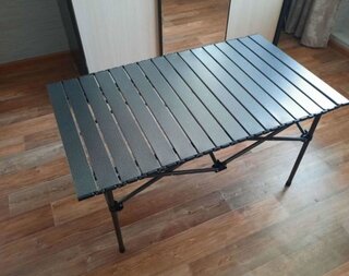 Стол складной металл, прямоугольный, 120х57х62 см, DS-T120 - фото 1 от пользователя