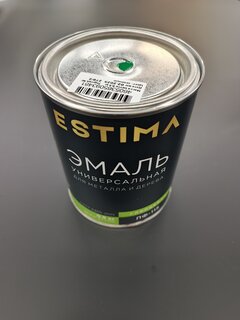 Эмаль Estima, ПФ-115, алкидная, глянцевая, зеленая, 0.9 кг - фото 1 от пользователя