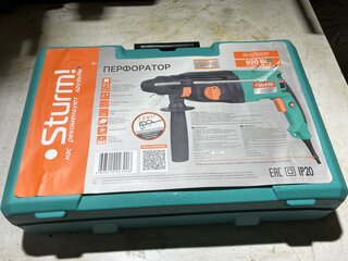 Перфоратор Sturm, RH2592P, SDS-Plus, 920 Вт, 3.3 Дж, 3 режима, с кейсом - фото 1 от пользователя