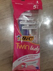 Станок для бритья Bic, Twin Lady, для женщин, 5 шт, одноразовые, 868207 - фото 6 от пользователя