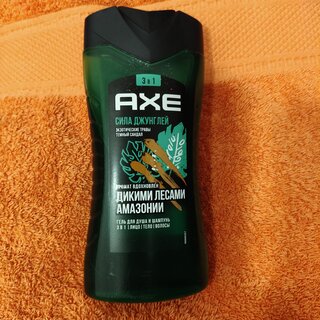 Гель для душа и шампунь Axe, Сила джунглей, для мужчин, 250 мл - фото 1 от пользователя