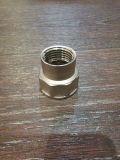 Муфта 1/2''х3/4'', никель, индивидуальная упаковка, РосТурПласт - фото 3 от пользователя