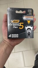 Сменные кассеты для бритв Bic, Hybrid 5 Flex, для мужчин, 4 шт, 921179 - фото 4 от пользователя