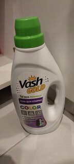 Гель для стирки Vash Gold, 1 л, для цветного белья, Eco Friendly - фото 1 от пользователя