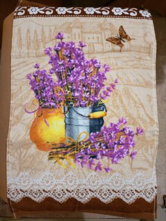 Полотенце кухонное 30х50 см, 310 г/м2, 100% хлопок, Лаванда, коричневое, Китай, м1234_07 - фото 6 от пользователя