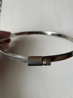 Хомут обжимной червячный, 9 мм, 130-150 мм, нержавеющая сталь, СантехКреп, 1.10.17 - фото 8 от пользователя