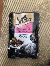 Корм для животных Sheba, 75 г, для взрослых кошек, кусочки в соусе, говядина и кролик, 50314 - фото 9 от пользователя