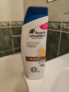 Шампунь Head &amp; Shoulders, Цитрусовая свежесть, для всех типов волос, 400 мл - фото 7 от пользователя