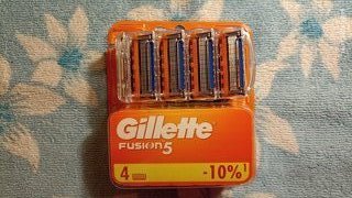 Сменные кассеты для бритв Gillette, Fusion, для мужчин, 4 шт, 81372251 - фото 2 от пользователя