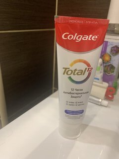 Зубная паста Colgate, Total 12 Профессиональная Отбеливающая, 75 мл - фото 9 от пользователя