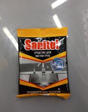 Средство от засоров Sanitol, порошок, 90 г, сухое - фото 3 от пользователя