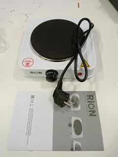 Плита электрическая Rion, 1000 Вт, 1 конфорка, диск, эмаль, механическая, переключатель поворотный, белая - фото 7 от пользователя