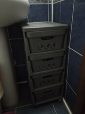 Комод 4 ящика, Deluxe, 38.5х30х69 см, серый, С32769, Бытпласт - фото 3 от пользователя