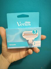 Сменные кассеты для бритв Gillette, Venus Smooth, для женщин, 2 шт - фото 7 от пользователя