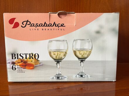 Бокал для вина, 220 мл, стекло, 6 шт, Pasabahce, Bistro, 44412B - фото 8 от пользователя