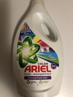 Гель для стирки Ariel, 1.95 л, для цветного белья, Color - фото 1 от пользователя