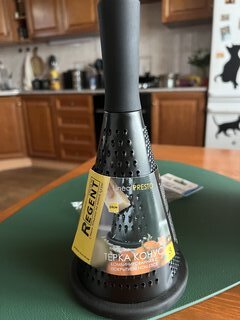 Терка 3 грани, 11.5х11.5х24 см, нержавеющая сталь, конус, Regent Inox, Linea Presto, 93-AC-GR-35B - фото 2 от пользователя