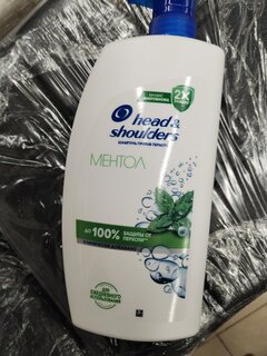Шампунь Head &amp; Shoulders, Ментол, против перхоти, 1 л - фото 1 от пользователя
