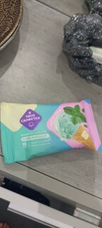 Салфетка влажные Я твоя салфетка, Mint ice cream, освежающая, 15 шт, 80473 - фото 5 от пользователя