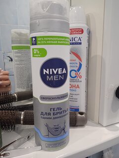 Гель для бритья, Nivea, Одним движением, 200 мл, 81739 - фото 4 от пользователя