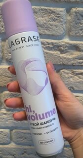 Сухой шампунь Lagrase, Hi, Volume, 200 мл, объем без отдушки - фото 1 от пользователя