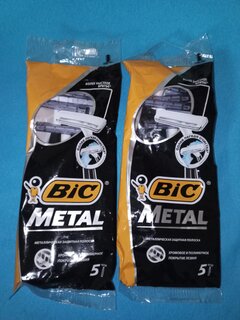 Станок для бритья Bic, Metal, для мужчин, 5 шт, одноразовые, 899418 - фото 5 от пользователя