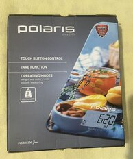 Весы кухонные электронные, стекло, пластик, Polaris, PKS 0832DG Джем, платформа, точность 1 г, до 8 кг, 005052 - фото 9 от пользователя