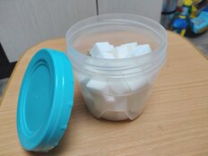 Банка для сыпучих продуктов, пластик, 0.5 л, 10 см, с крышкой, Полимербыт, С432, в ассортименте - фото 2 от пользователя