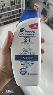 Шампунь бальзам-ополаскиватель Head &amp; Shoulders, 2в1 Основной уход, против перхоти, 600 мл - фото 2 от пользователя