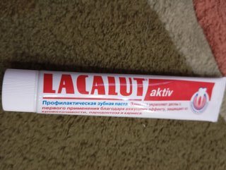 Зубная паста Lacalut, Activ, 75 мл - фото 5 от пользователя