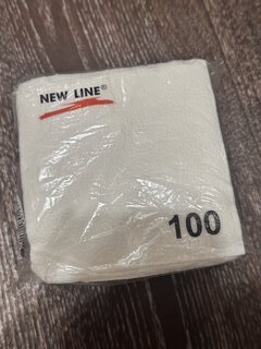 Салфетки бумажные New Line, 100 шт, белые - фото 8 от пользователя