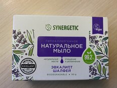 Мыло Synergetic, Эвкалипт и шалфей, 90 г, натуральное - фото 7 от пользователя