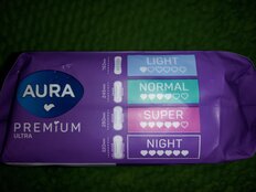 Прокладки женские Aura, Premium Night, ночные, 7 шт, 13123 - фото 7 от пользователя
