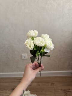 Цветок искусственный пасхальный, Пион с ромашками, 7 головок, 48 см, в ассортименте, FB132 - фото 6 от пользователя