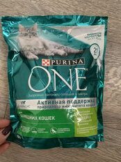 Корм для животных Purina, One, 750 г, для домашних кошек, индейка, цельные злаки, 0042014118 - фото 8 от пользователя