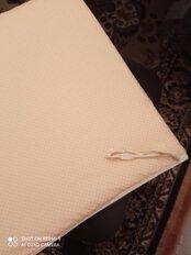 Сиденье мягкое 100% полиэстер, рогожка, 40х40 см, бежевое, Y8-2850 - фото 2 от пользователя