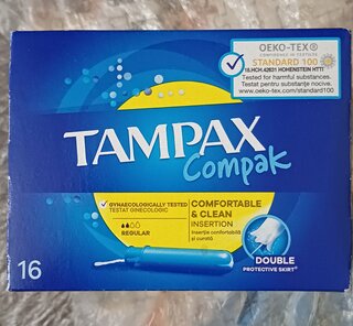 Тампоны Tampax, Compak Regular Duo, 16 шт - фото 1 от пользователя