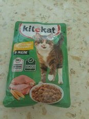 Корм для животных Kitekat, 85 г, для кошек, курица в желе, пауч - фото 3 от пользователя