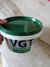 Шпатлевка VGT, Экстра, акриловая, по дереву, белая, 1 кг - фото 8 от пользователя